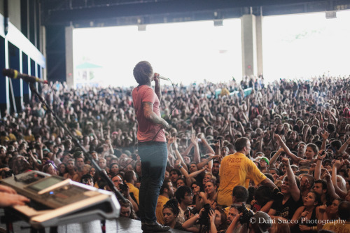 Craig Owens Chiodos Warped Tour 2013 Camden. NJ