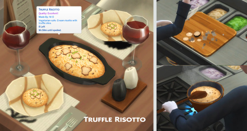  May 2022 Recipe_Truffle Risotto※ Need Recipe Pack Mod Latest Version (22.05.05 version) ※[Recip