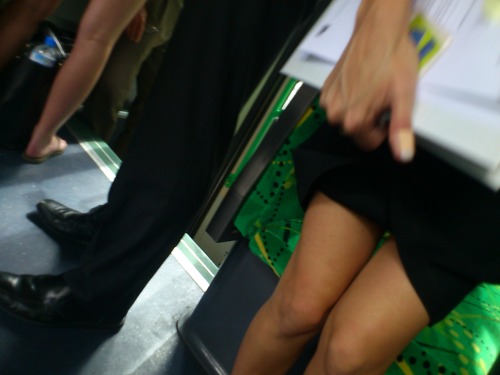 one of the corporate women I see everyday in tram