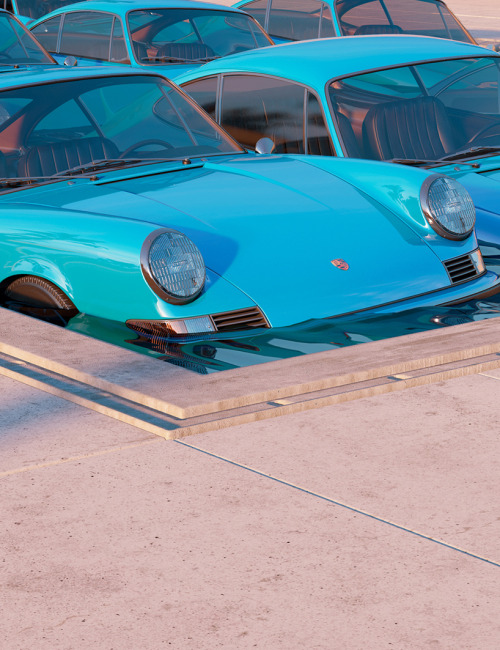 Porn photo archatlas:  Porsches Enjoying Life in Palm