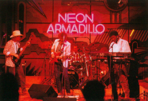 The Neon Armadillo Stage at Pleasure Island in the 80s