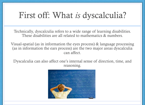 opossumkisser: opossumkisser: dyscalculia 101, by yr friendly neighborhood dyscalculiac who is sick 