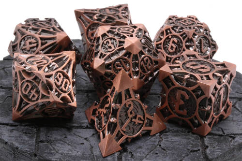 Feel the sting! Scorpion metal dice are ready for battle. 