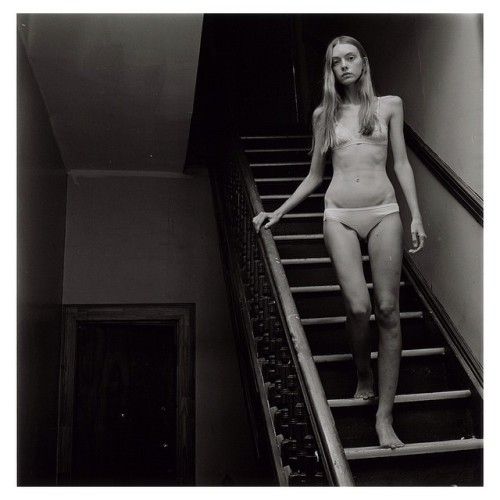 johnciamillo:descension (new york), 5.3"x5.3" silver gelatin print.