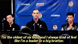 eggplantgifs:Gay dad Adam Rippon talking about his two Chinese-American sons, Nathan