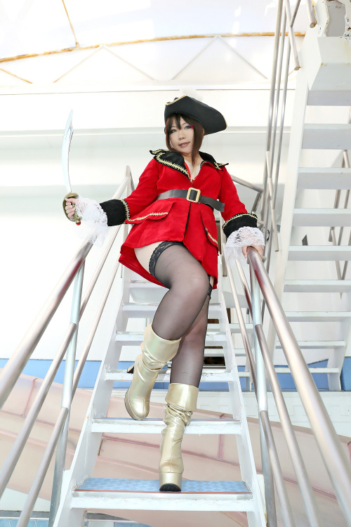 Cute Cosplay Girl Higurashi Rin (Pirate Girl) 1-1