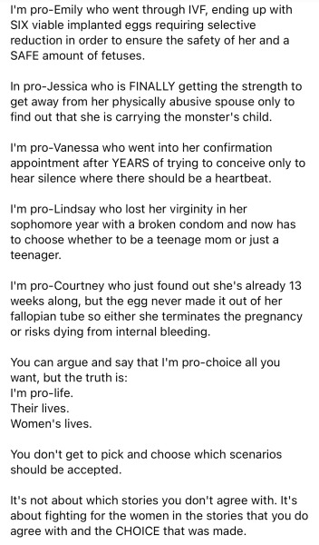 accidental-muse:feministtalks:tl;dr - I’m pro-Anyone who is pregnant and doesn’t want to be. 