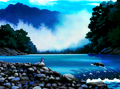 dailyanimatedgifs:The Forest Spirit gives life and takes life away. Life and death