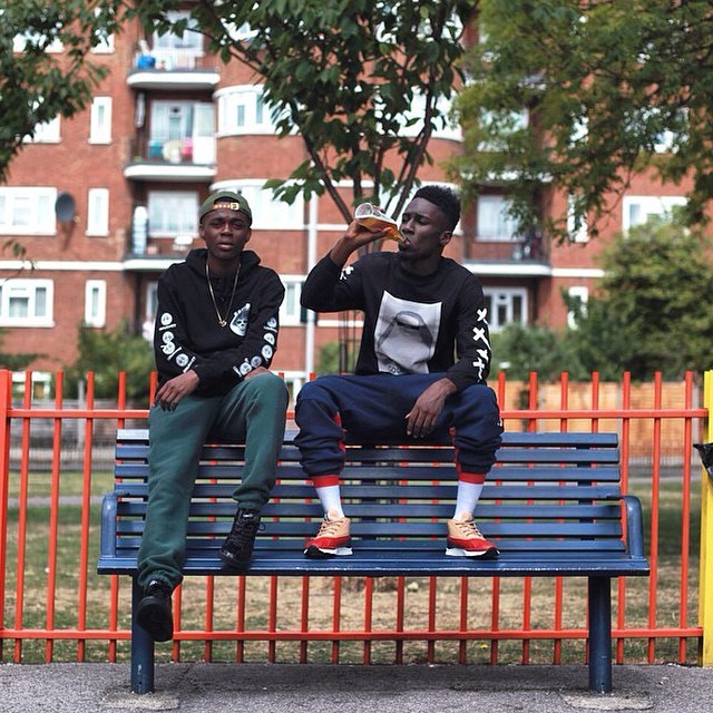 “I’m with the homies”
Brooding W/. @isaacdanquah for the A number of Names X Gourmet Footwear Obvious Locations lookbook