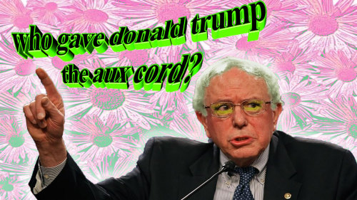 who tf gave trump the aux?society6.com/brookekelty/collection/kawaii-bernie