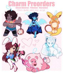   * This is a PRE-ORDER *   Pre-orders last from September 16 - September 30, 2016   Charms will ship around the middle/end of October  Charms are บ each, I can only ship within the USA     I got a new charm batch all ready for pre-orders ! This
