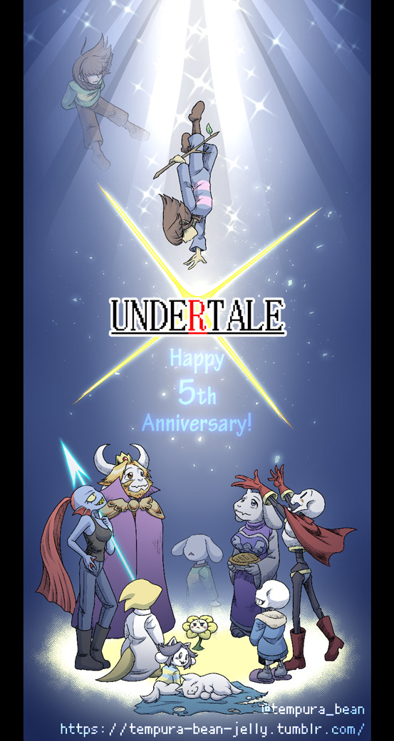 UNDERTALE 5th Anniversary Poster