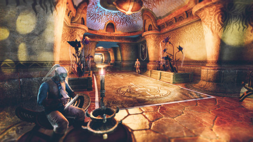 lady-of-cinder:↳ The Elder Scrolls Online : Vivec City (Interior)Morrowind