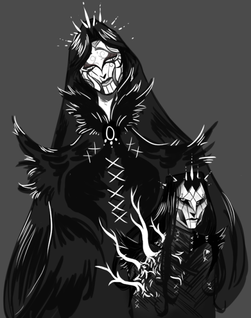 cr-fanart-project:starrymurmurrs:|| The Raven Queen and the King of Crows |||My interpretation of ou