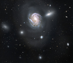 just&ndash;space:  Spiral galaxy NGC 4911 in the Coma Cluster  js