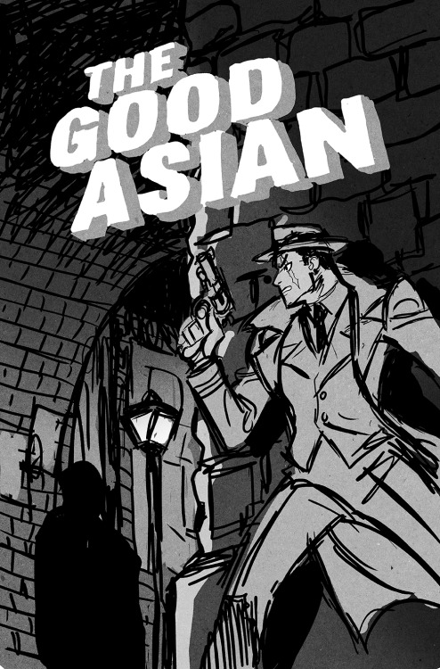  My variant cover for The Good Asian #5 is coming out this week. Written by Pornsak Pichetshote and 