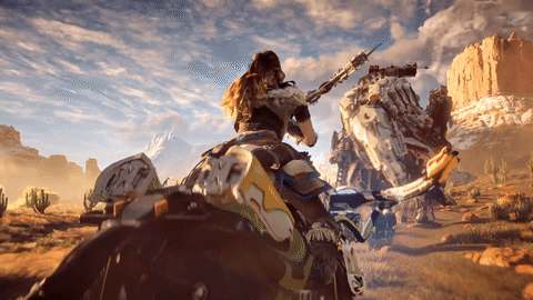 thenexusofawsome:  Horizon Zero Dawn Guerrilla Games is epic for this. And You know this game is in good hands because Ex-Bethesda & CD Projekt Red developers helped build this game’s open world #E32016   Zoids?