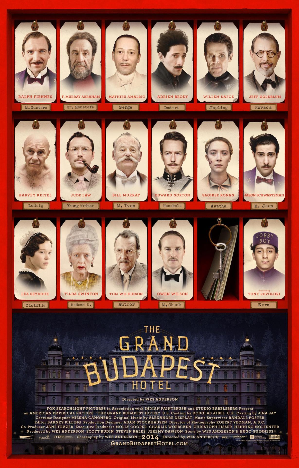 popfilm:  The Grand Budapest Hotel (2014) Directed by Wes Anderson | HQ Poster