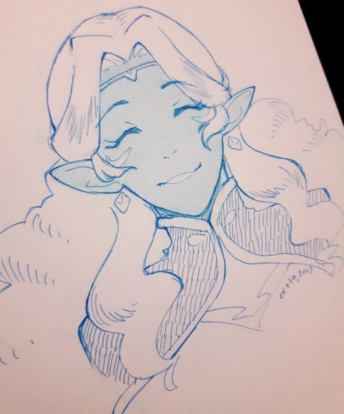 jilli-bean:inktober day 10a quick little allura to break out of this perfectionist funk ive been in 