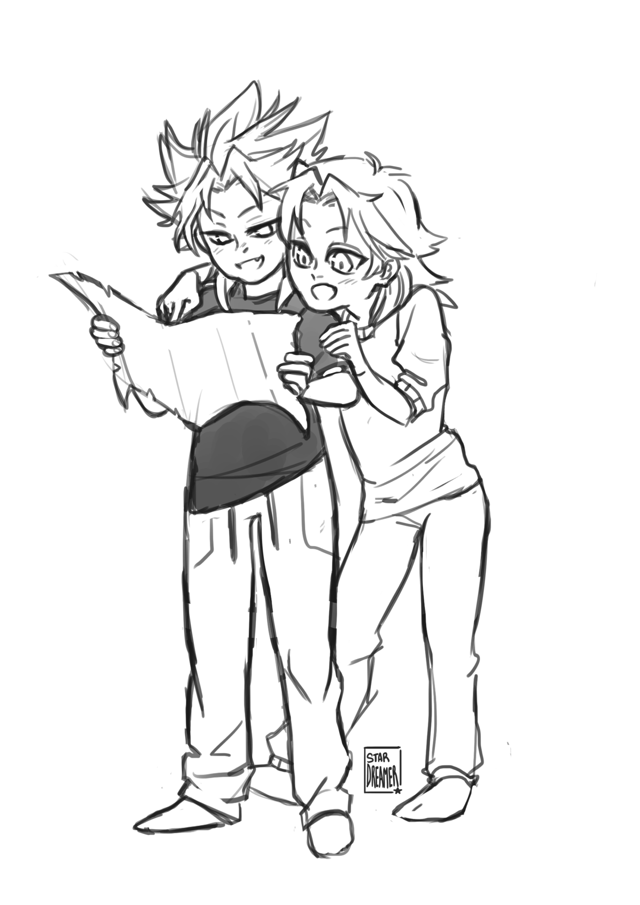 stardreamerart: Baby Malik and Marik treasure hunting for their birthday gift! Based