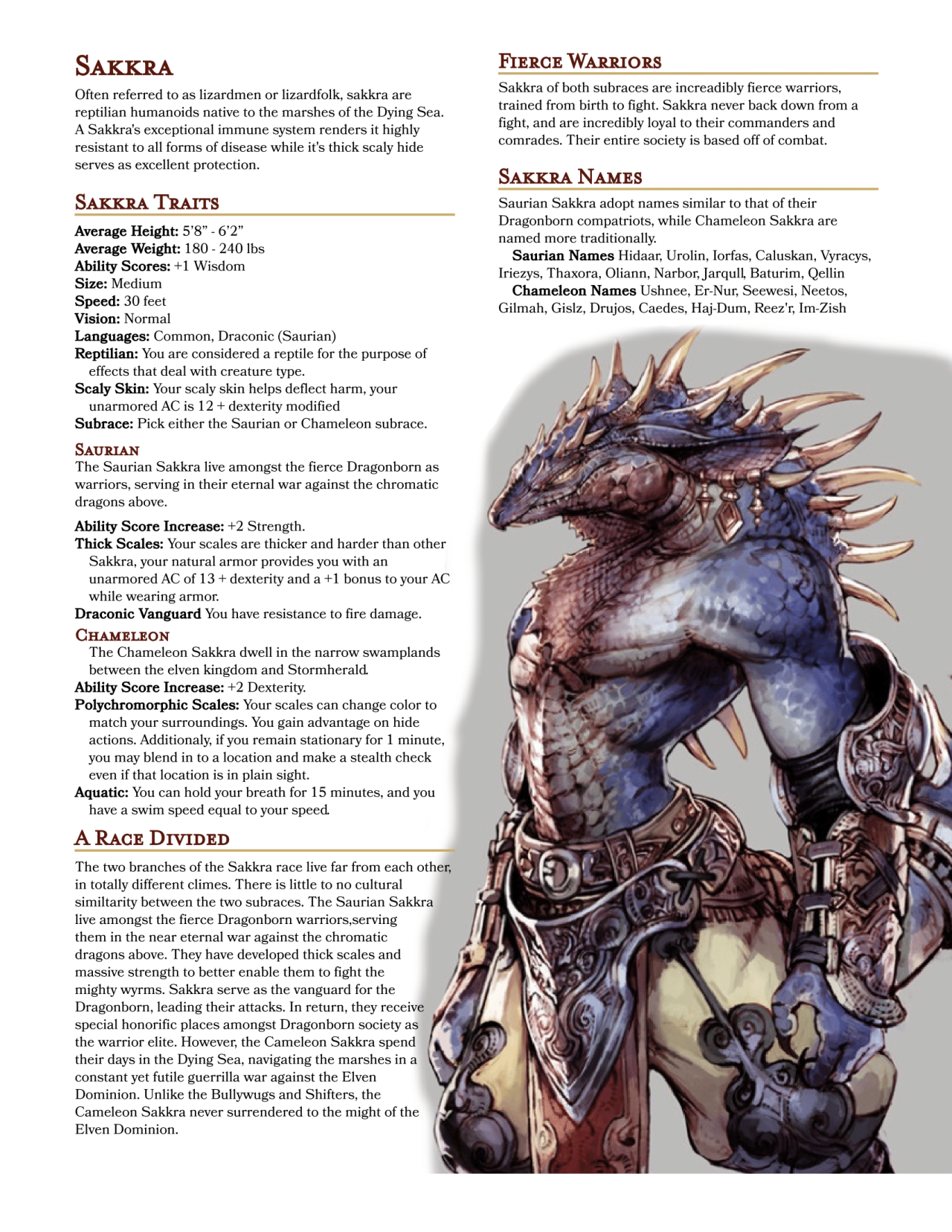 D d 5e Races Homebrew Sanyeq