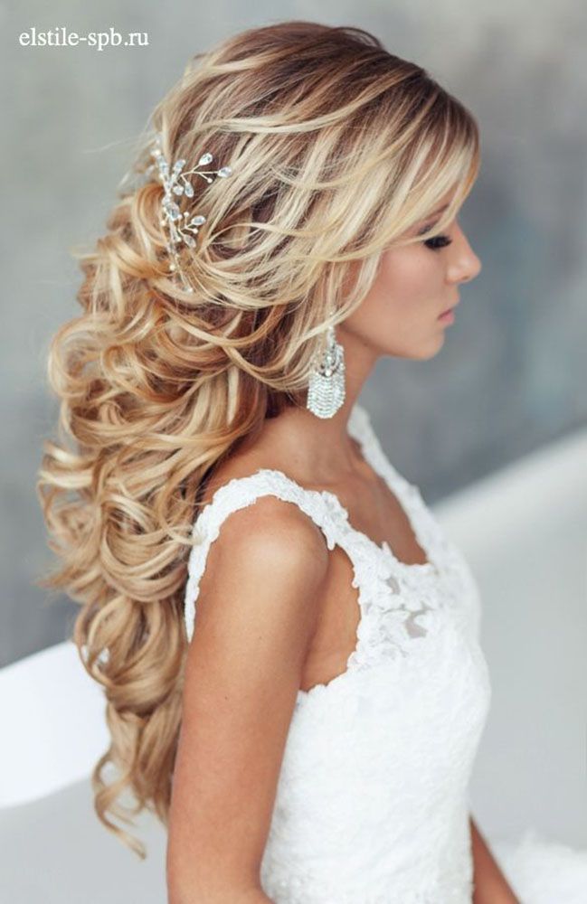 l0stship:  18 Stunning Half Up Half Down Wedding Hairstyles | Wedding Forward 