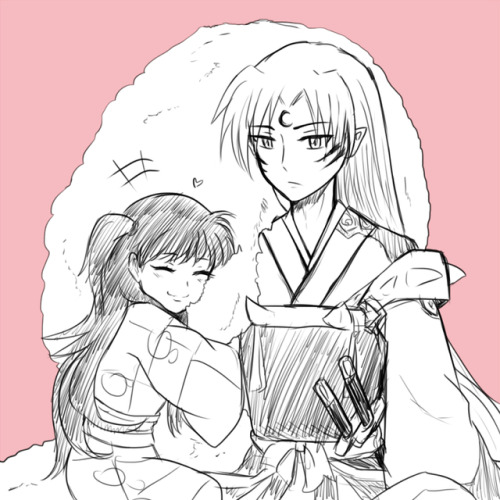 blackhaiper:Some of my Sesshomaru x (Adult)Rin’s art