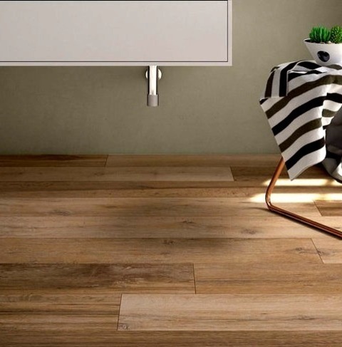 Example Of A Trendy Powder Room Design