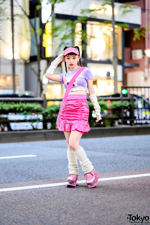 tokyo-fashion:Japanese artist/performer Utaha - of the group Wednesday Campanella - on the street in