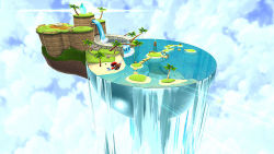 places-in-games:  Super Mario Galaxy - Beach Bowl Galaxy 