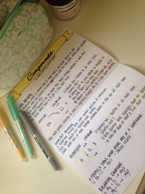 some C1 work i did a while ago!  constantly wishing my notes were as beautiful as all these other st