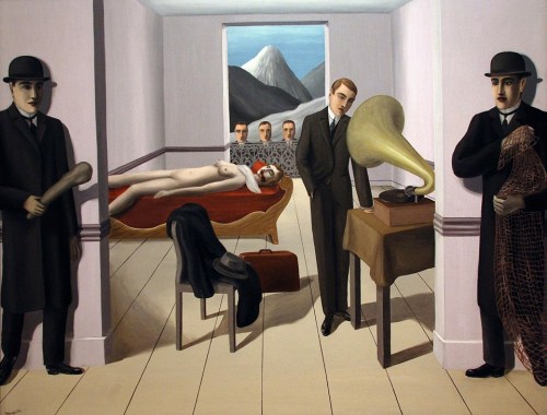 Rene Magritte “The menaced assassin”