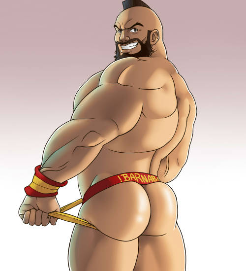 barnabi-art: this is Zangief and he is PERFECT just look at that wrestlng man  ヽ(ﾟｰﾟ*ヽ)ヽ(*ﾟｰﾟ*)