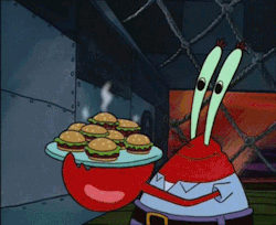 alegbra:  kazi-is-amazing:  Mr. Krabs displays his mastery of alchemy by transmuting eight Krabby Patties into a single pizza, such is the law of equivalent exchange.  since there’s no circle, does this mean mr. krabs attempted human transmutation this