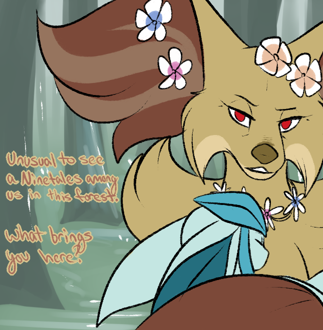 asktheshinysylveon:  Lady Norra contemplated his words, but something was nagging
