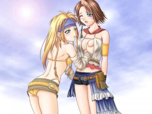 nsfw-lesbian-cartoons-members:  Lesbian Final Fantasy Request Filled Source Lots……