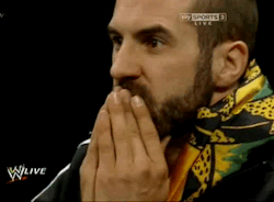 Probably Cesaro’s reaction when he