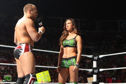 Fishbulbsuplex:  Daniel Bryan And A.j. Lee  Check Out Daniel&Amp;Rsquo;S Ass! O.o