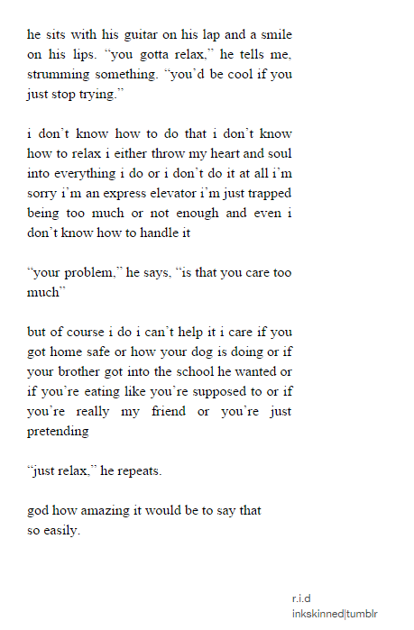 inkskinned:  “He left me. She left me. They all did. Not physically, but I felt