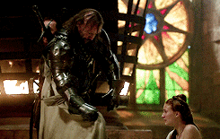 officerhaughtismygirlfriend: I like too think in the first two Gifs, he didn’t stumble upon her by a