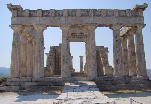 via-appia:The Temple of Aphaia/Aphea on Aegina, formerly known as the Temple of Jupiter Panhellenius