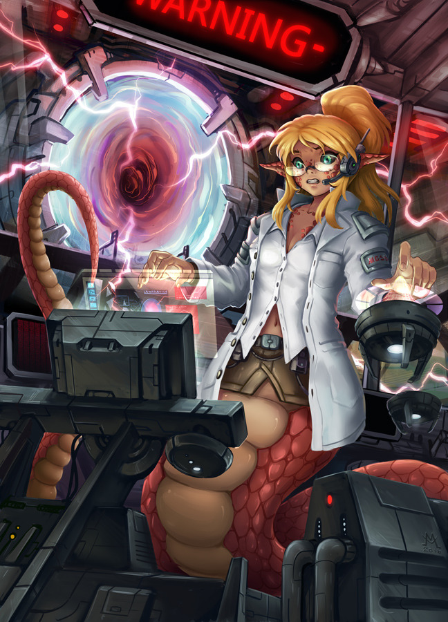 maxa-postrophe: maxa-postrophe:  Lamia Scientist by Maxa-art This commission took