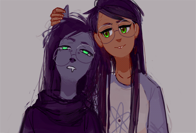 fruitegg: some time ago sombeody aks me to draw dog tier jade meeting regular jade there you have it