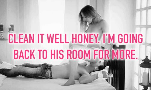 maleslave: After Mistress has satisfied herself with her stud she loves to have her