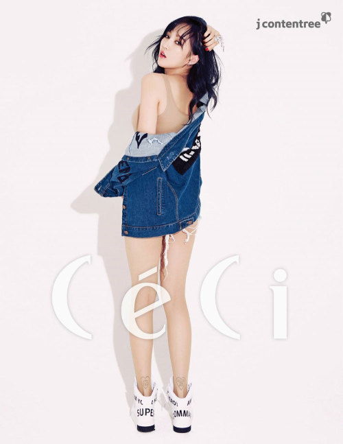 Girl group Miss A&rsquo;s Jia in CeCi Magazine (Sept 2015)