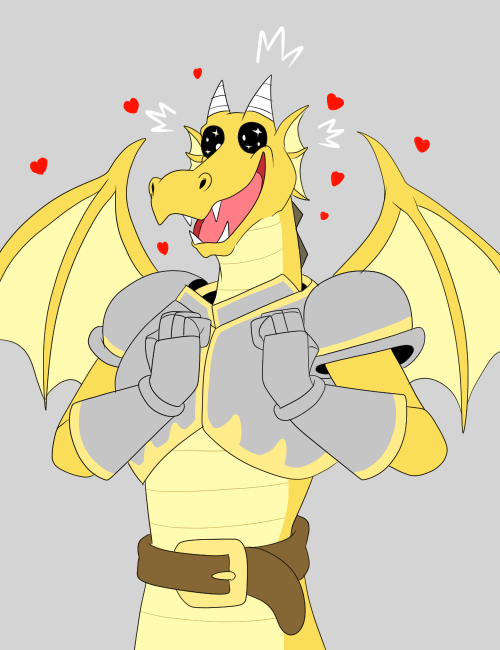 A Little Doodle I Made For Appericate A Dragon Day Yesterday Featuring My Knightly Draggo Drake, Look