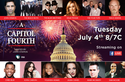 A CAPITOL FOURTHDon’t miss the A CAPITOL FOURTH, the star-studded musical event with the most dazzli