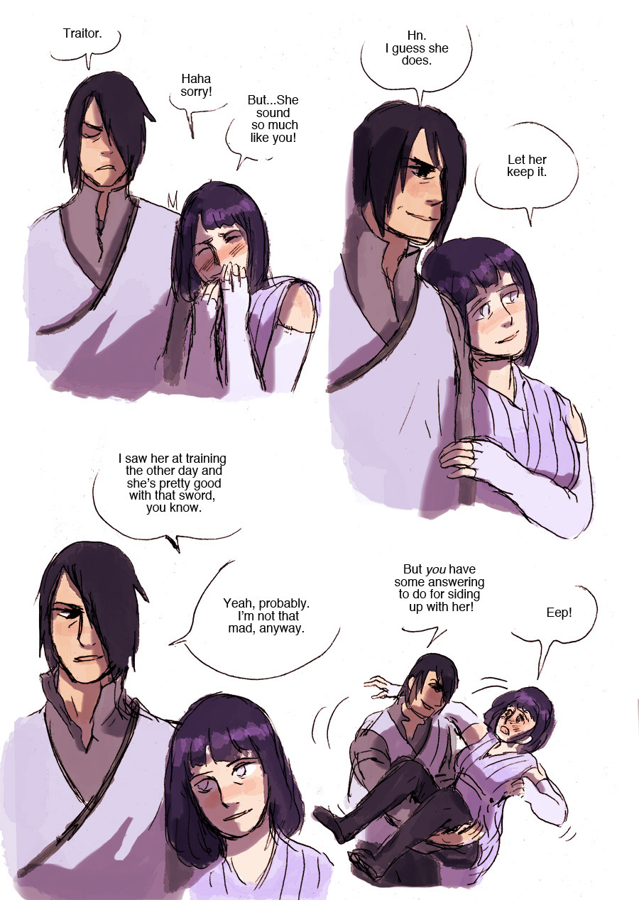 獅子 Shishi's Doodles — I've been dreaming about a sasuhina family...