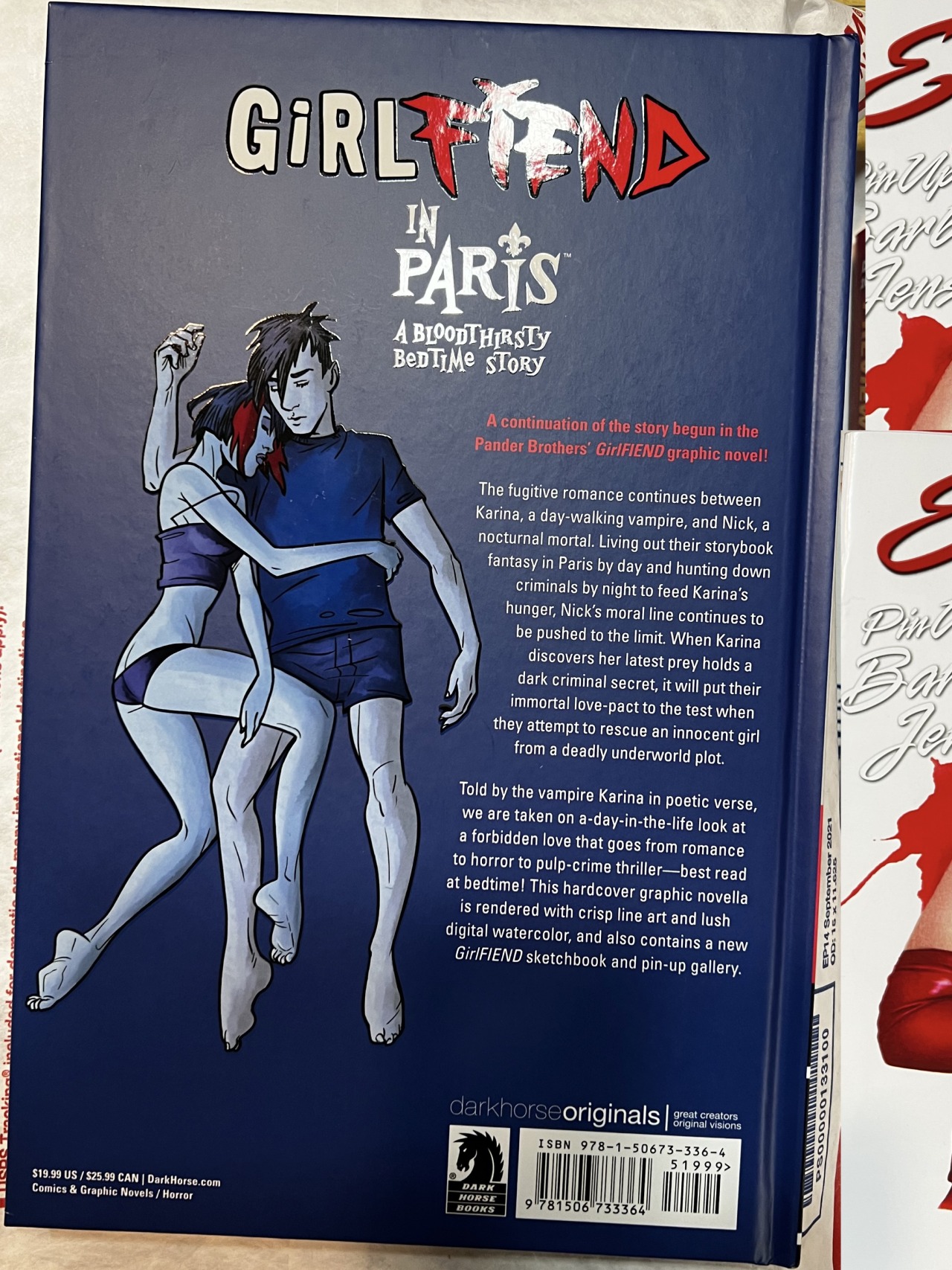 GIRLFIEND IN PARIS • A BLOODTHIRSTY BEDTIME STORY • art & words • The Pander Brothers • Dark Horse Comics [Nov 2023]