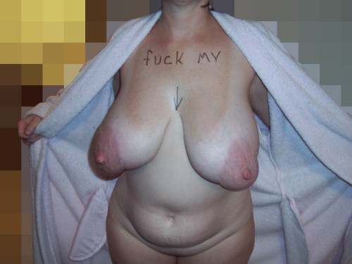 Saggy tits with big areolas